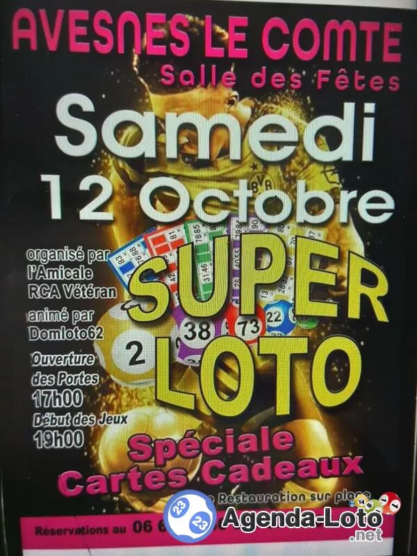 Super Loto à Avenes le Comte