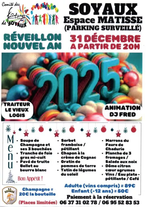 Reveillon St Sylvestre