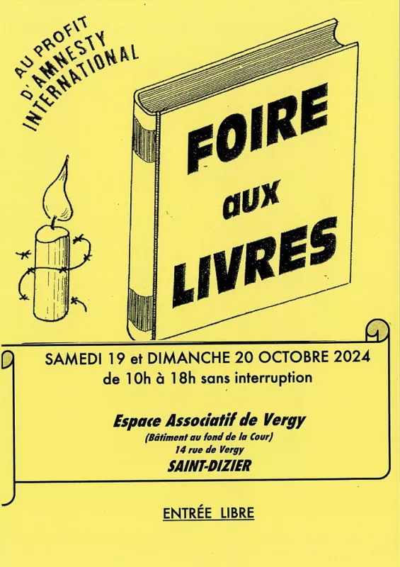 Foire Aux Livres au Profit d'Amnesty International