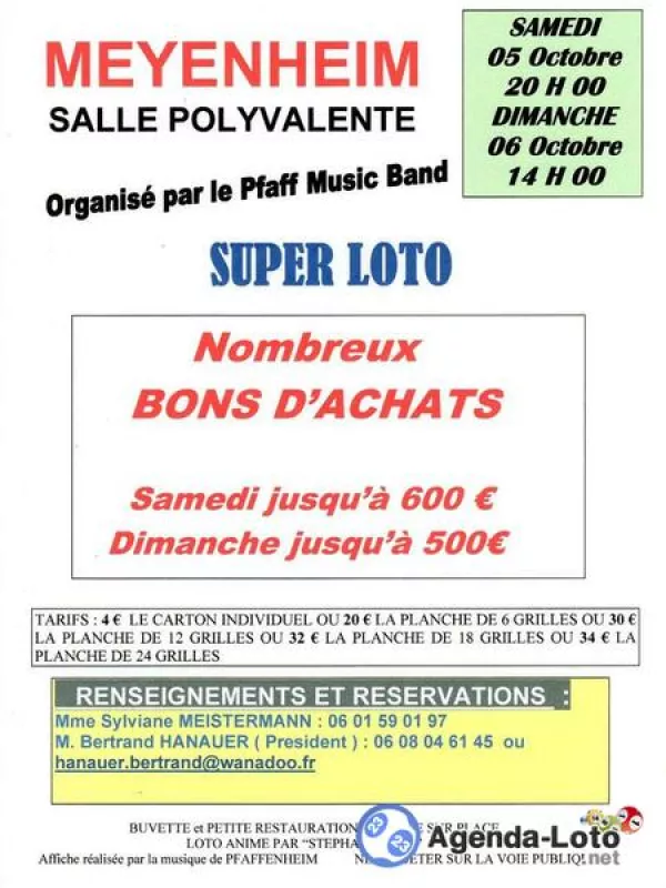 Super Loto du Pfaff Music Band