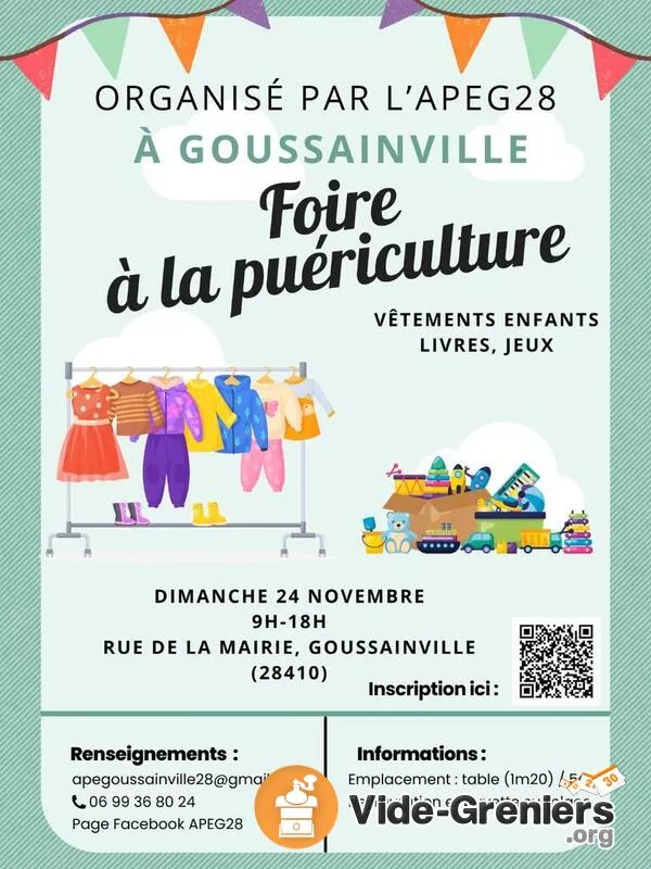 Vide Grenier Jeux, Vêtements, Puériculture