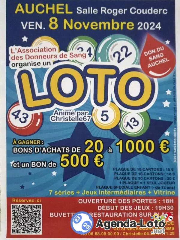 Loto Nocturne de l'Asso des Donneurs de Sang