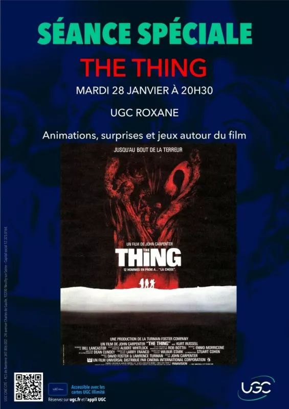 The Thing de John Carpenter-Séance Spéciale Films de Genre