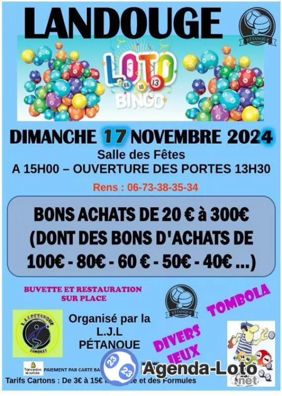 Loto du Club 'Ljl Pétanque Limoges'