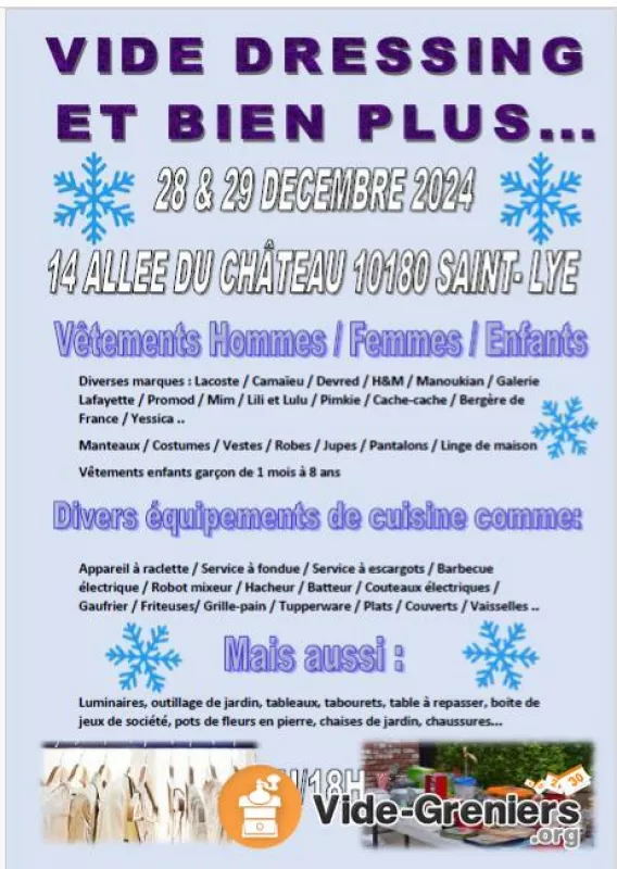 Vide Dressing et Bien Plus..