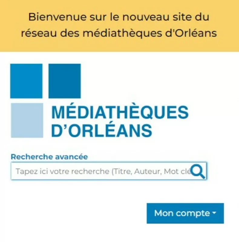 Découverte du Nouveau Site Internet du Réseau des Médiathèques d'Orléans