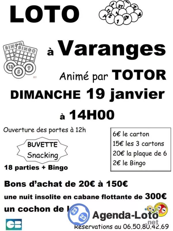 Loto à Varanges