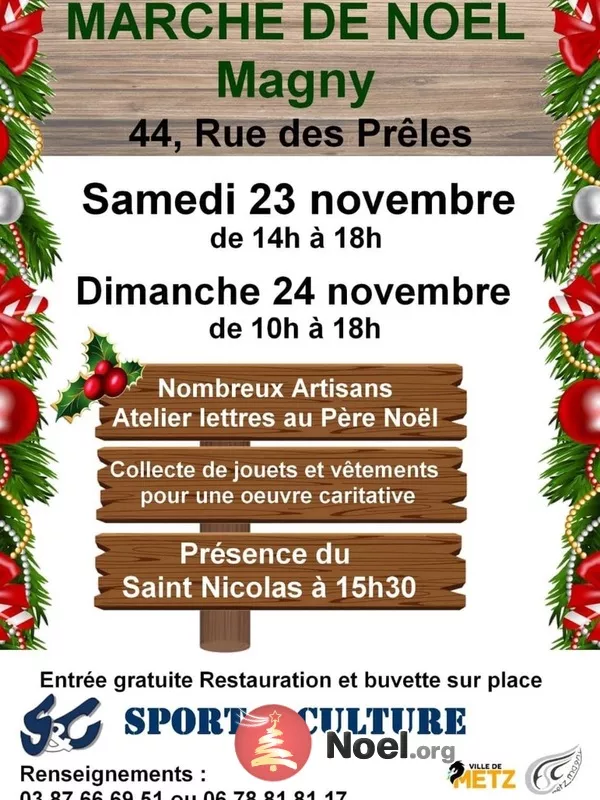 Marché de Noël Metz-Magny