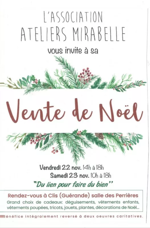 Vente de Noël