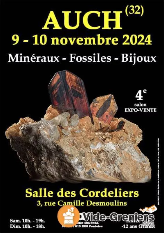 4E Salon Mineraux Fossiles Bijoux de Auch (Gers)