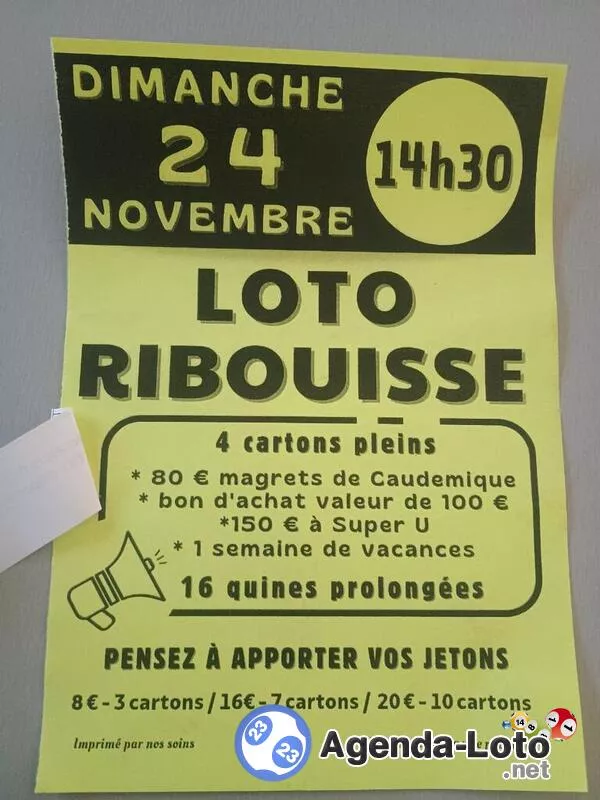 Loto Comité des Fêtes