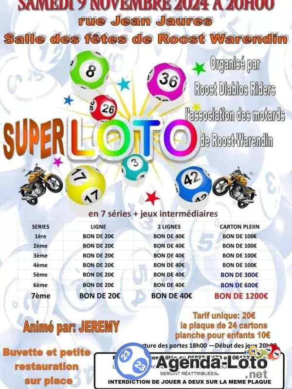 Mega Loto avec 3 Cartons Pleins Exceptionnel