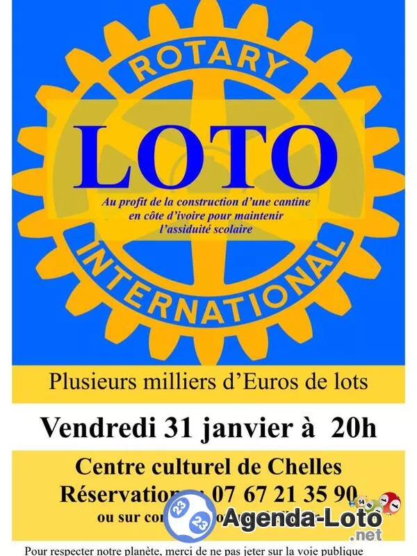 Grand Loto Annuel du Rotary Club de Chelles