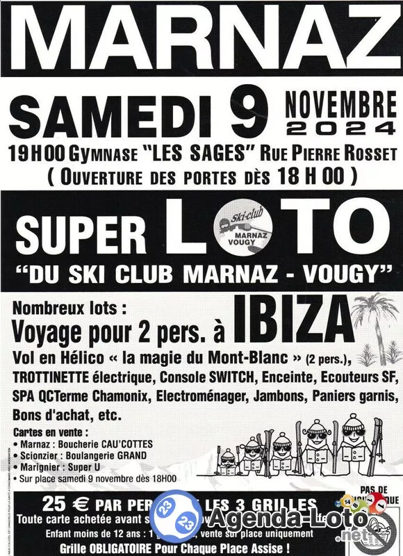 Super Loto Ski Club Marnaz-Vougy