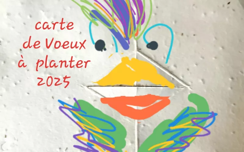 Carte de Vœux à Planter  