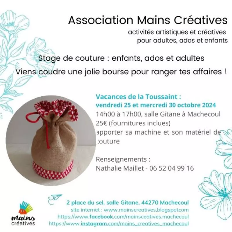 Atelier Couture pour Enfants et Ados