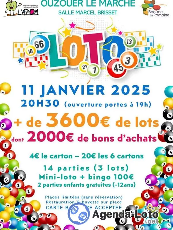 Loto de l'Association Apom