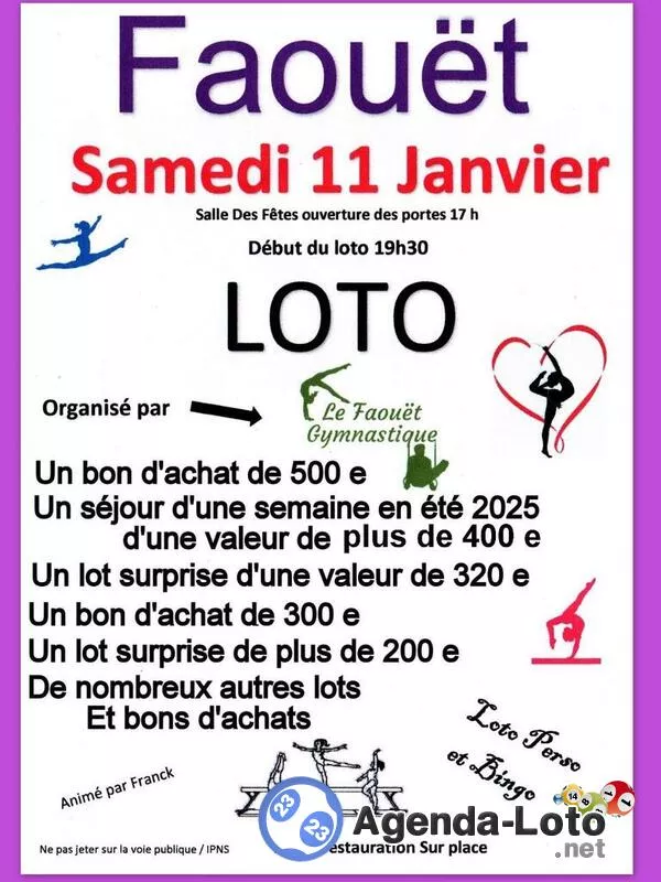 Super Loto du Faouët Gym Animé par Franck