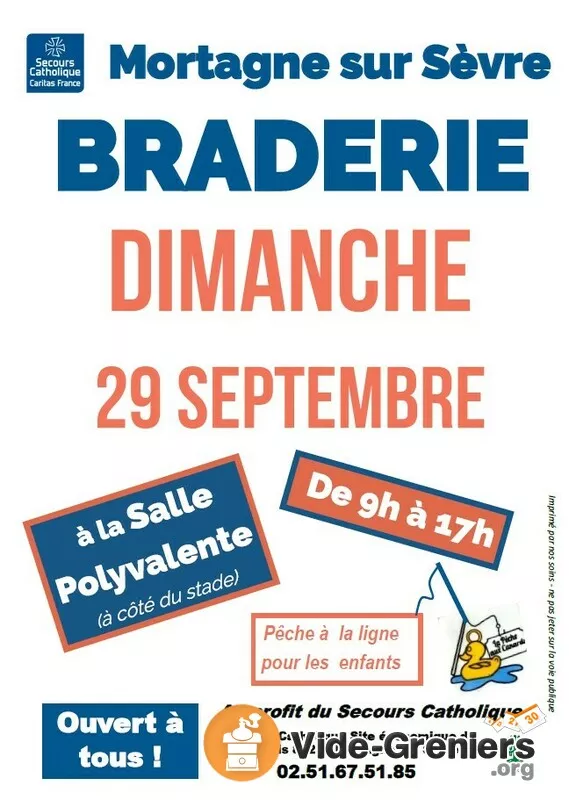 Braderie au Profit du Secours Catholique