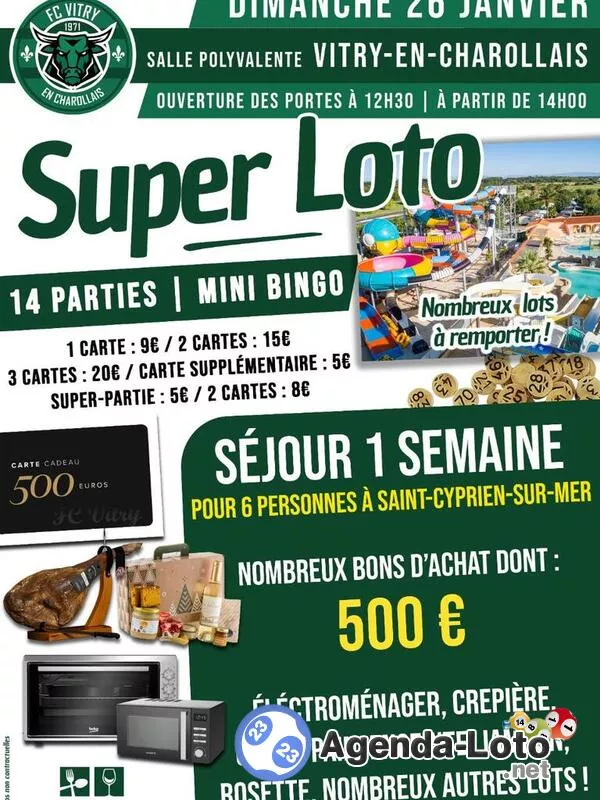 Super Loto à Vitry-en-Charollais