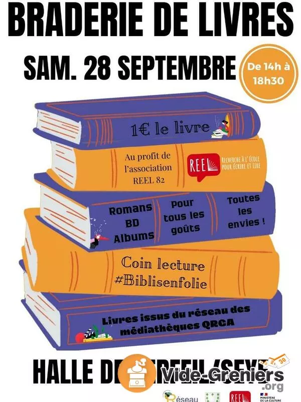 Braderie de Livres du Réseau des Médiathèques