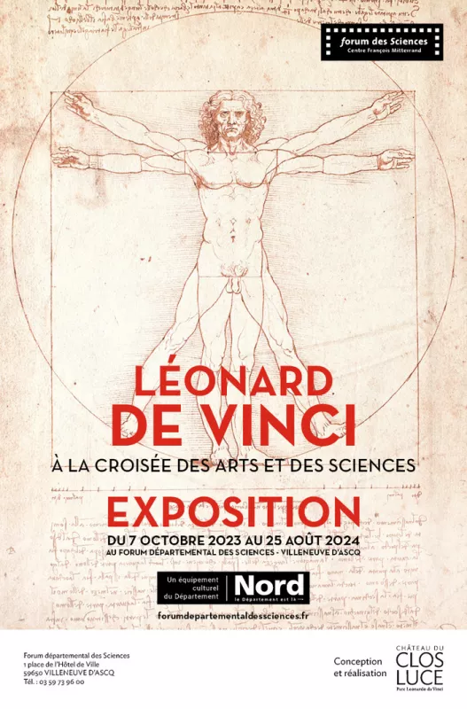 Exposition Léonard de Vinci, à la Croisée des Arts et des Sciences