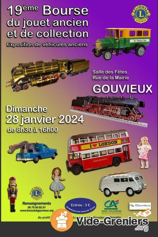 20Ème Bourse du Jouet Ancien et de Collection à Gouvieux