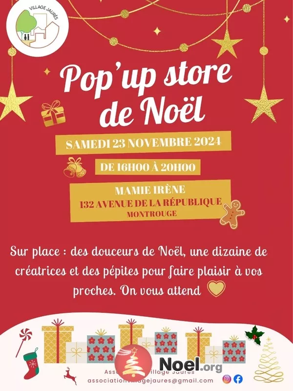 Pop’up Store de Noël chez Mamie Irène