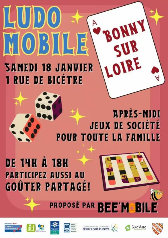 Ludo'Mobile : après-Midi Jeux de Société en Famille