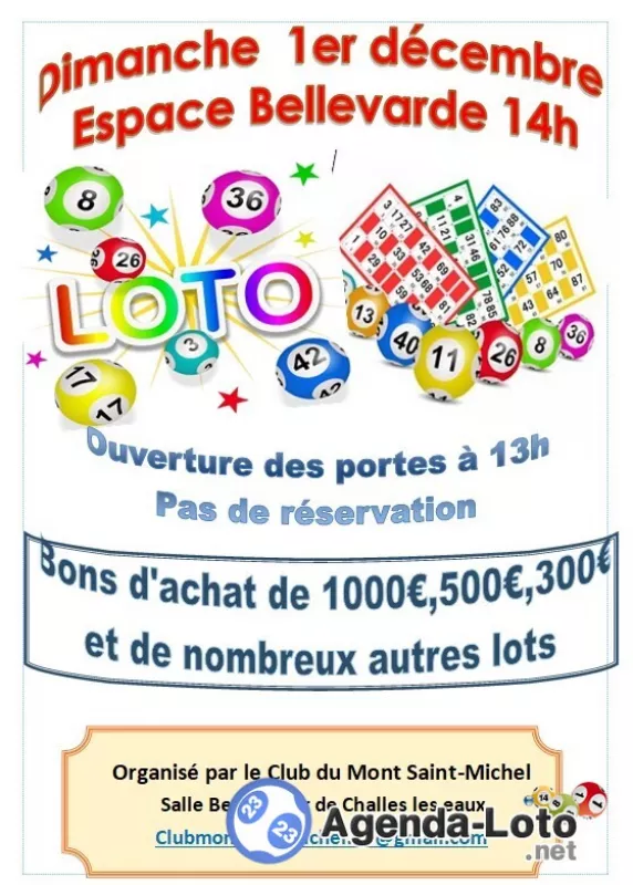 Loto des Ainés du Montsaint Michel