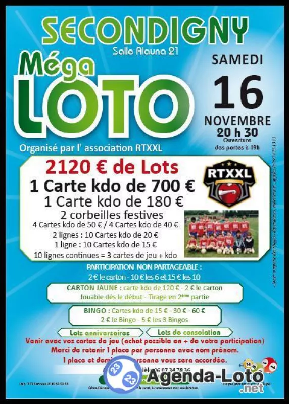 Méga Loto Association Rtxxl