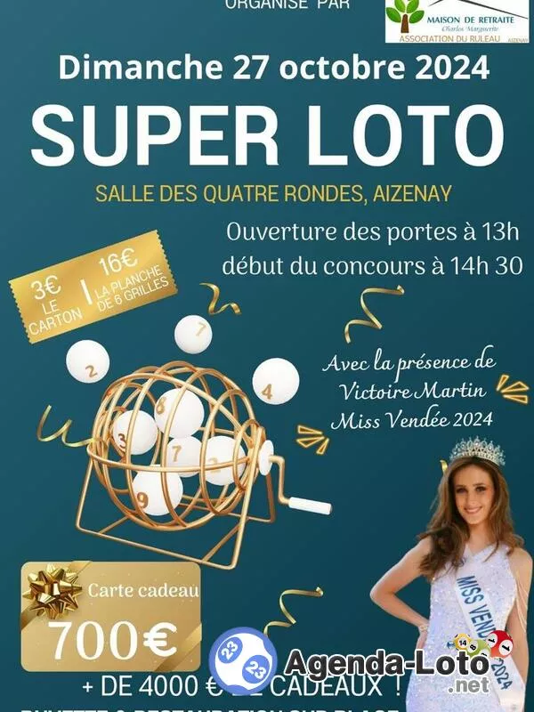 Super Loto de l'Association le Ruleau