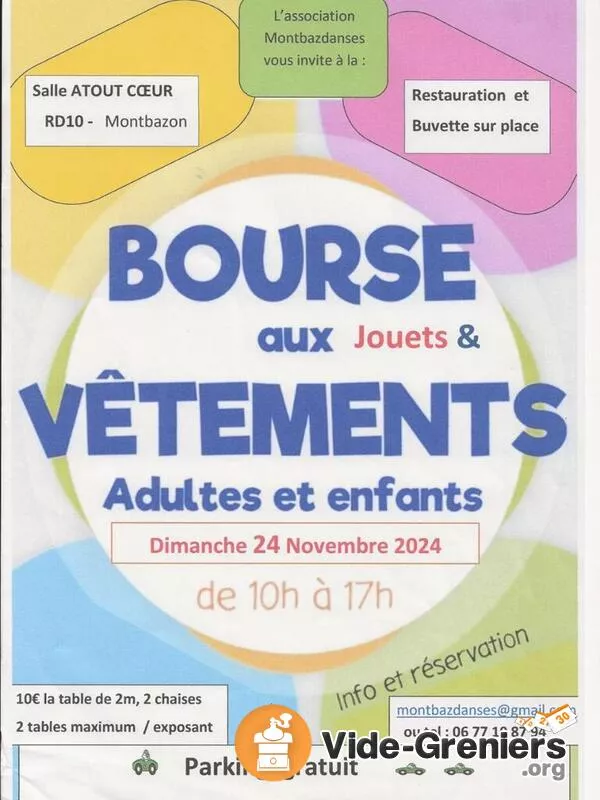 Bourse Aux Jouets et Vêtements Adultes et Enfants( Péricultu