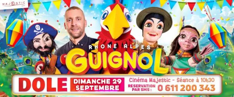 Guignol Rhône Alpes et Rio le Majestueux Perroquet