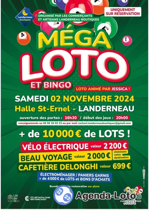 Méga Loto des Commerçants Landerneau Boutiques avec Jessica