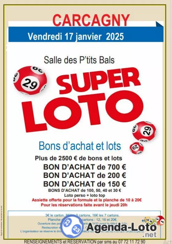 Loto Bons D Achat et Lots