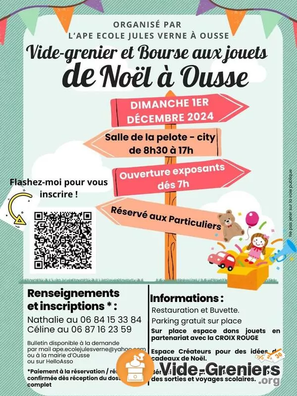 Vide-Greniers et Bourse Aux Jouets de Noël Ape Ousse