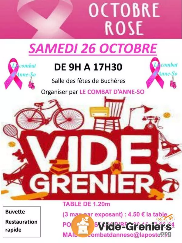 Vide Grenier Octobre Rose