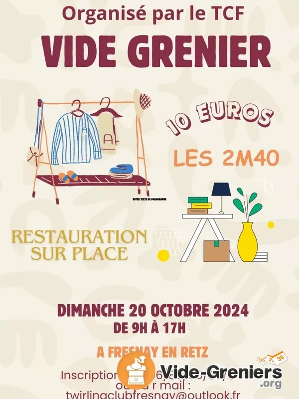 Vide Grenier 20 Octobre 2024