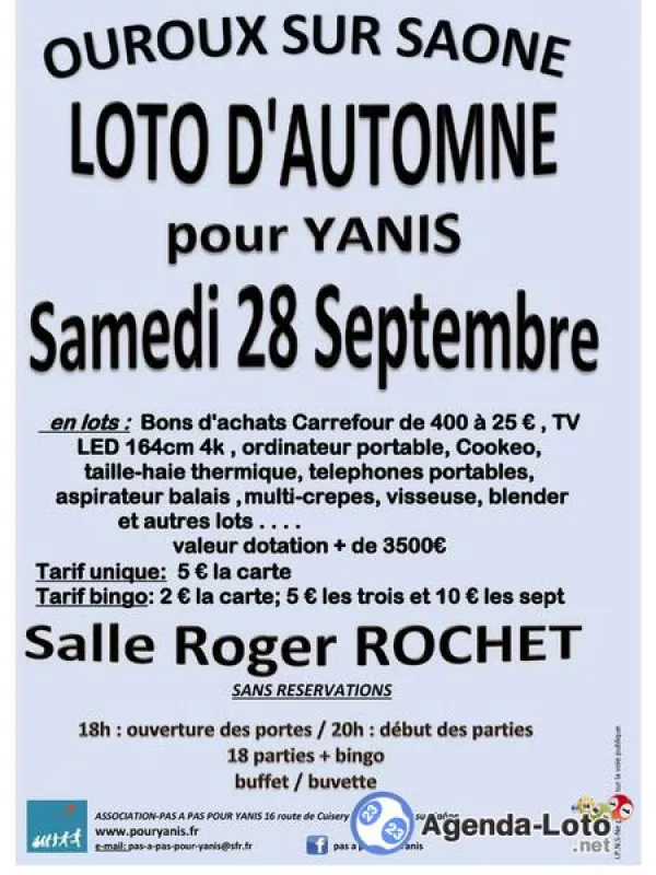 Loto d'Automne pour Yanis