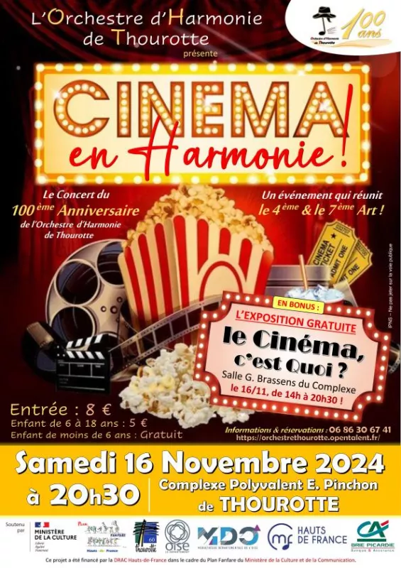 Concert «Cinema en Harmonie »