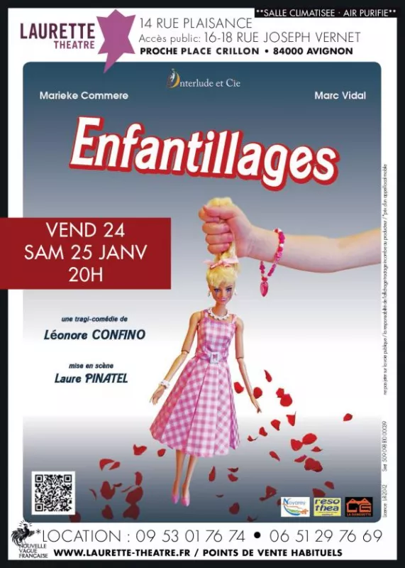 «Enfantillages» , une Tragi-Comédie de Léonore Conf