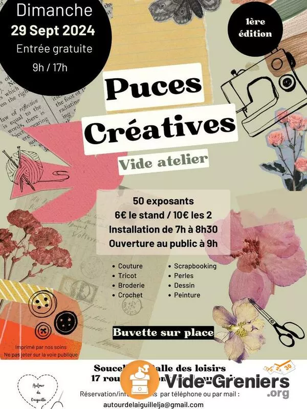 Puces Créatives-Vide Atelier