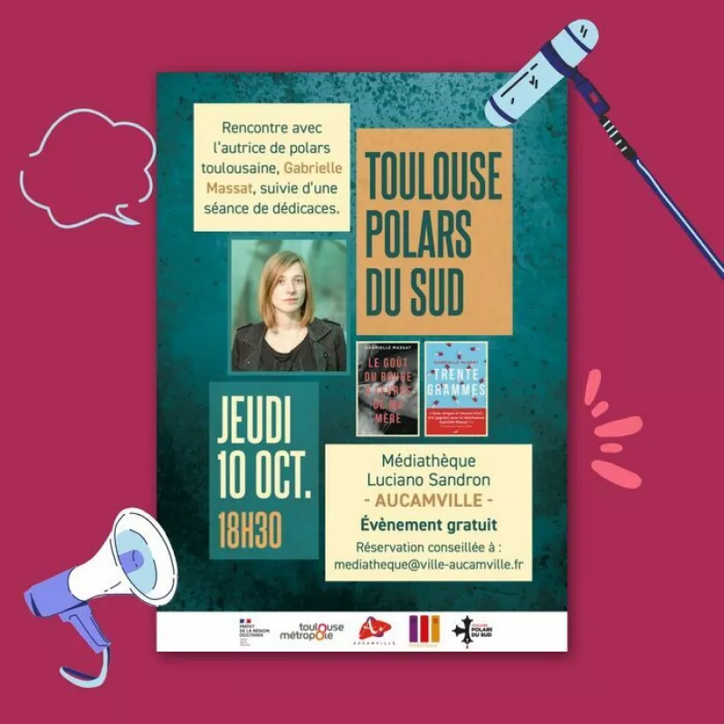 Culture-Toulouse Polars du Sud avec Gabrielle Massat