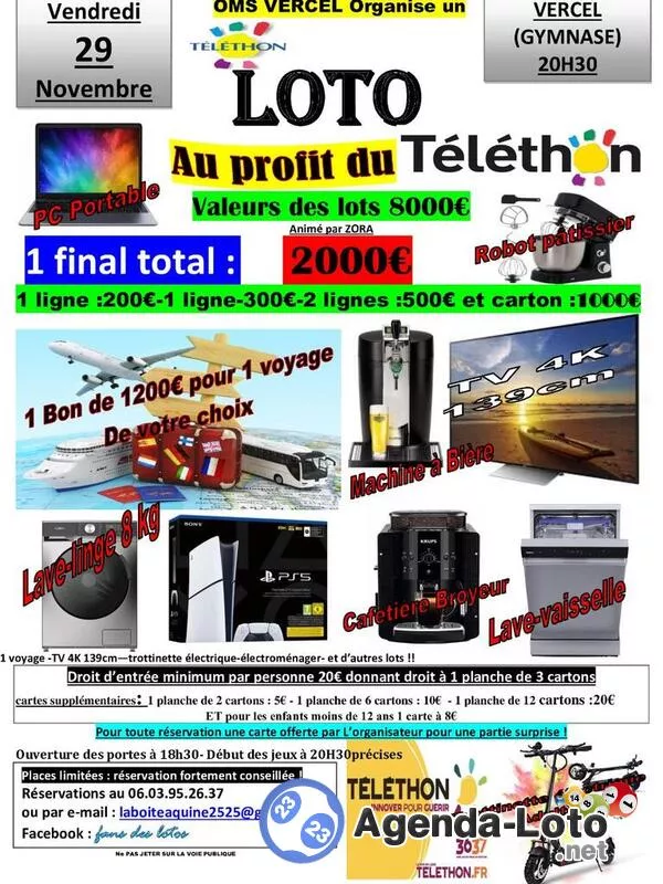 Loto au Profit du Téléthon