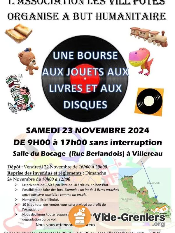 Bourse Aux Jouets, Aux Livres et Aux Disques-Dépôt Vente