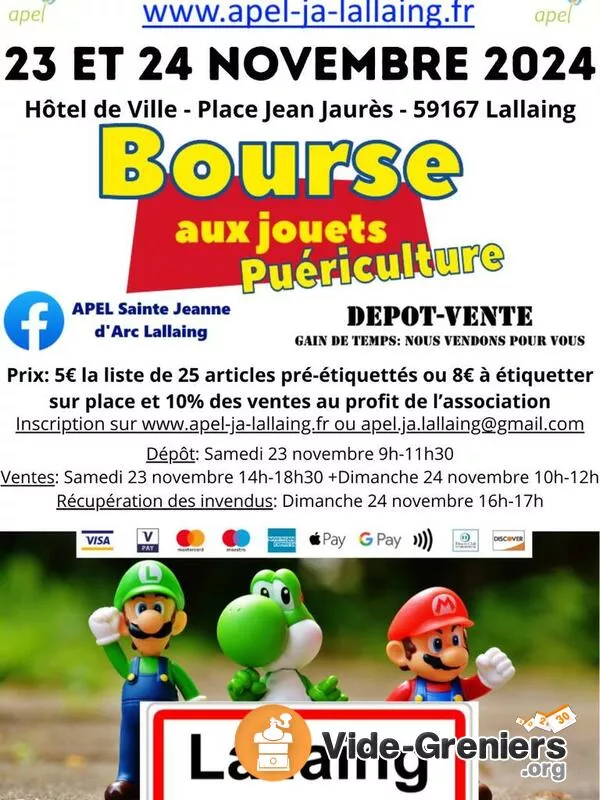 Bourse Aux Jouets et Puericulture Lallaing