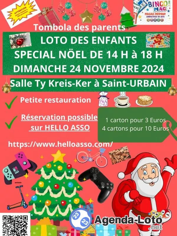 Loto des Enfants Spécial Nôel