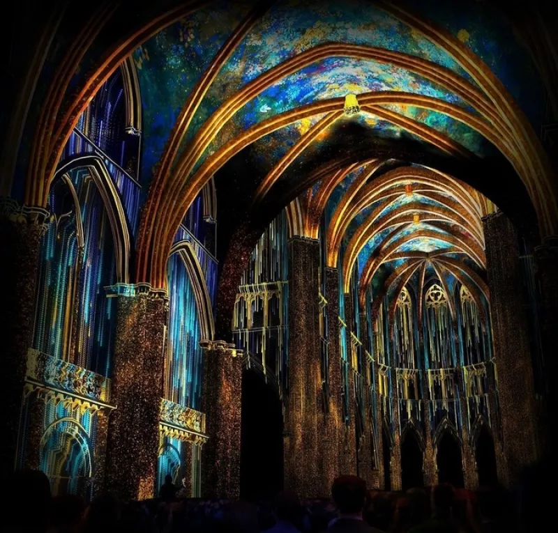 Luminescence-Lille, Vidéo-Mapping Immersif