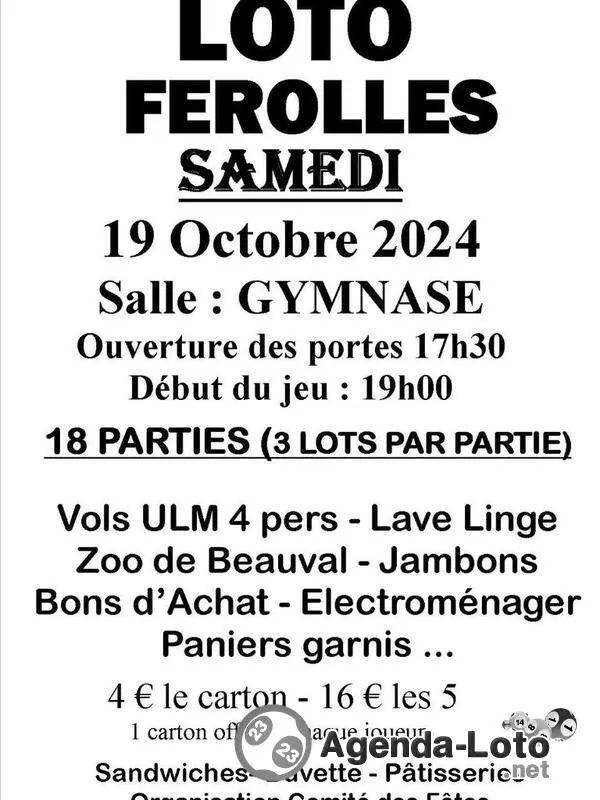 Loto du Comite des Fetes